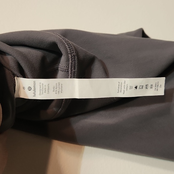 LULULEMON Rare color Titanium Align Leggings size 8 - Picture 5 of 5